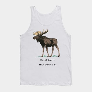 Funny Moose Quote Tank Top